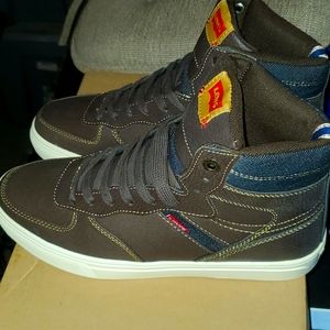Levi's Brown Sneakers Size 8.5